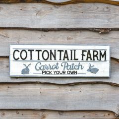 Cottontail Farm Wall Sign
