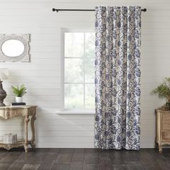 Country Chic Floral Curtain Panel