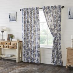 Country Chic Floral Pattern Curtain Panel