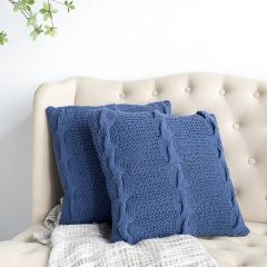 Cozy Classics Cable Knit Accent Pillow