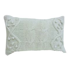 Cozy Classics Twisted Cable Knit Accent Pillow