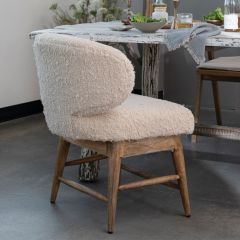 Cozy Farmhouse Upholstered Side Chair