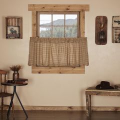 Cozy Lodge Scalloped Tier Curtain Set of 2