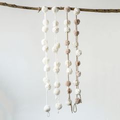 Cream Pom Pom Garland