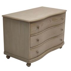 Crema Bow Front Chest of Drawers