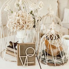 Crown Style Decorative Cloche Set of 3