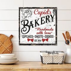 Cupid's Bakery Canvas Wall Art