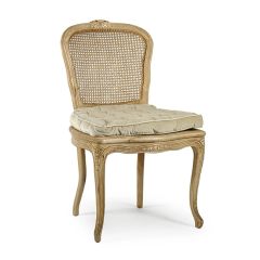 Cushioned Cane Back Side Chair