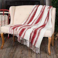 Simple Stripe Woven Throw Blanket