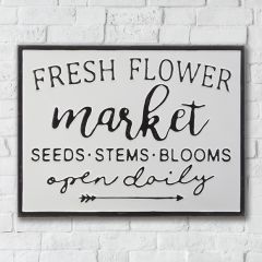 Seeds Stems Blooms Wall Sign