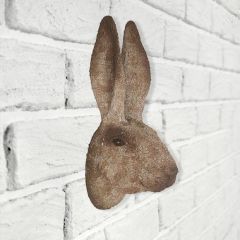 Rustic Rabbit Head Wall Mount