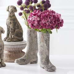 Distressed Clay Garden Boots Set of 2