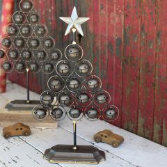 Jingle Bell Christmas Tree Set of 2