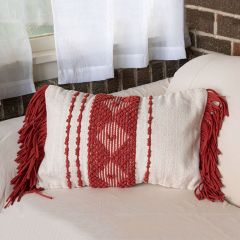 Fringed Tuscan Accent Pillow