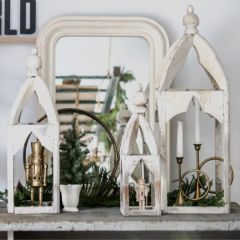 Cathedral Style Lantern Set of 3