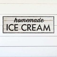Distressed Homemade Ice Cream Sign