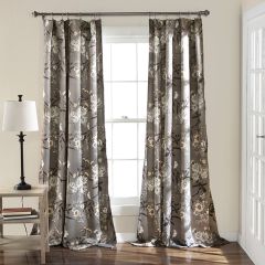 Botanical Room Darkening Curtain Panel Set of 2