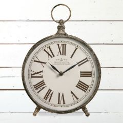 Pocket Watch Vintage Inspired Table Clock