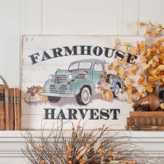 Rustic Farmhouse Harvest Wall Sign
