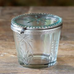 Cut Glass Keepsake Jar With Lid