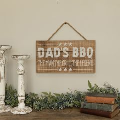 Dads BBQ Hanging Sign