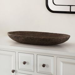 Dark Wooden Bowl Set of 2