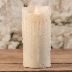 Moving Flame Faux Pillar Candle