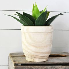 Simple Wood Planter Pot