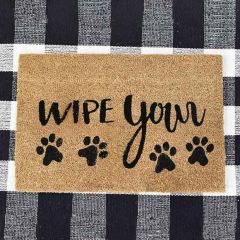 Wipe Your Paws Welcome Mat