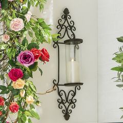 Iron Scroll Wall Sconce