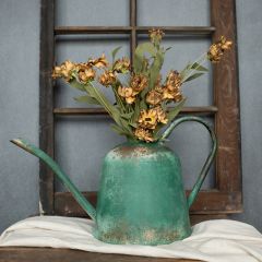 Decorative Aged Metal Watering Can