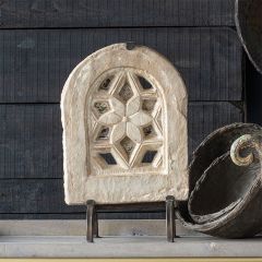 Decorative Arched Stone Window on Stand