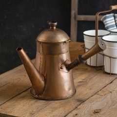 Decorative Copper Finish Coffee Pot