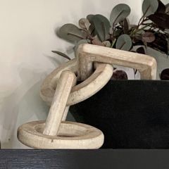 Decorative Geometric Mango Wood Chain