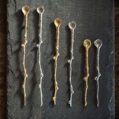 Decorative Gold Spoon Set of 3
