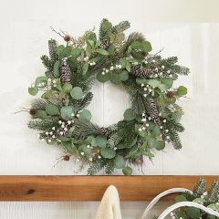 Decorative Iced Tallow Berry Greenery Wreath