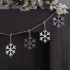 Decorative Snowflake Garland