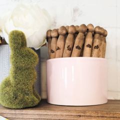 Decorative Vintage Inspired Bunny Clothespins
