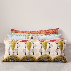 Kantha Quilt Lumbar Pillow
