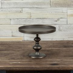 Antique Inspired Metal Compote