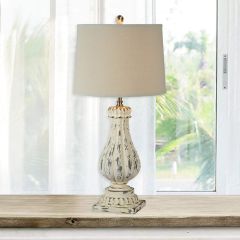 Distressed Elegant Table Lamp