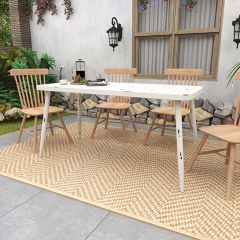 Distressed Farmhouse Outdoor Dining Table