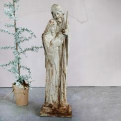 Distressed Finish Holy Family Statue
