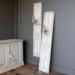 Distressed Wood Shutter Wall Sconce Bundle