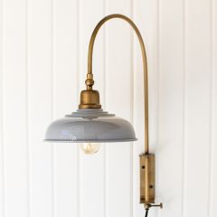 Dome Shade Modern Industrial Wall Light