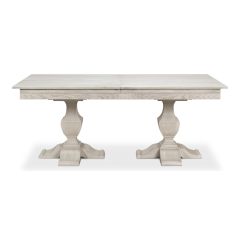 Double Pedestal Expandable Dining Table