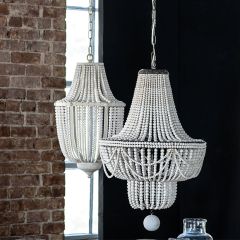 Dramatic Draping Beads Chandelier