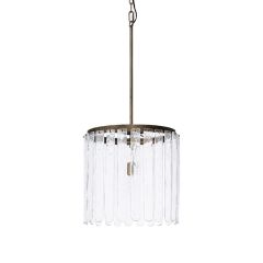Draping Glass Panel Chandelier