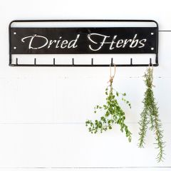 Dried Herbs Wall Rack