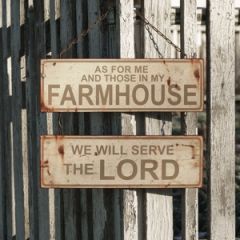 Me And My Farmhouse Metal Sign